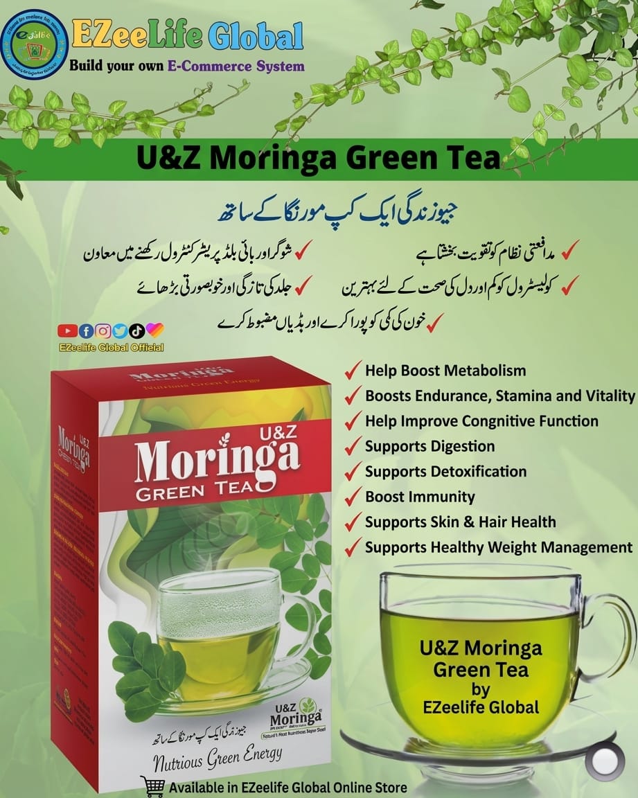 U&Z Moringa Green Tea view 6