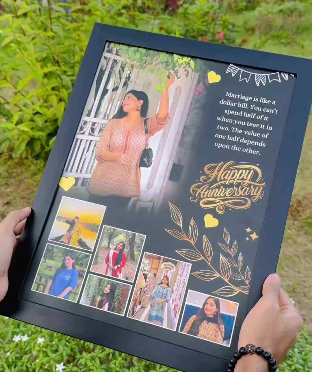 Customized Photo Frame Gift for  birthday view 2