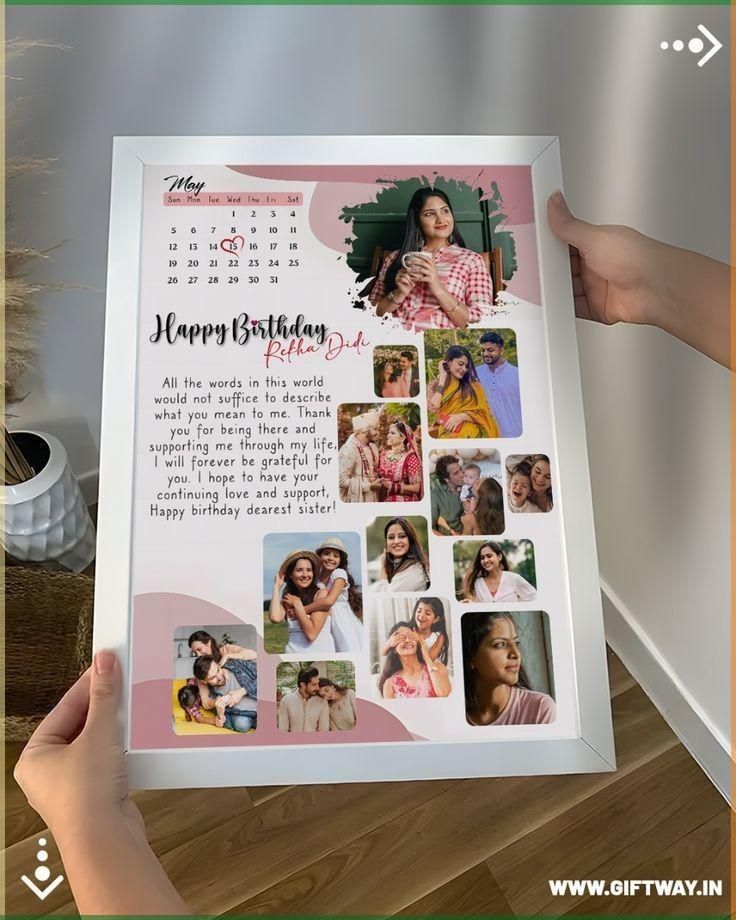 Customized Photo Frame Gift for  birthday view 5