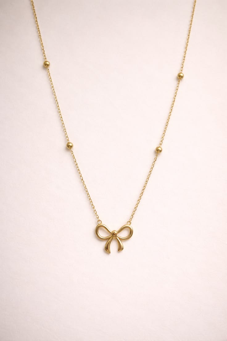 ✨ Golden Bow Elegance Jewelry Set ✨ view 4