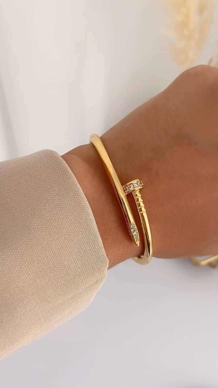 ✨ Luxury Nail Bracelet ✨ Bold • Trendy • Timeless Elegance view 3