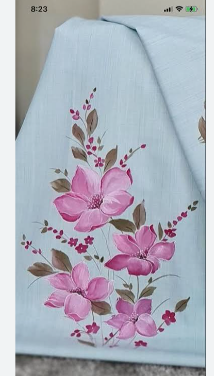 Lawn 2-Piece fabric Painting suit