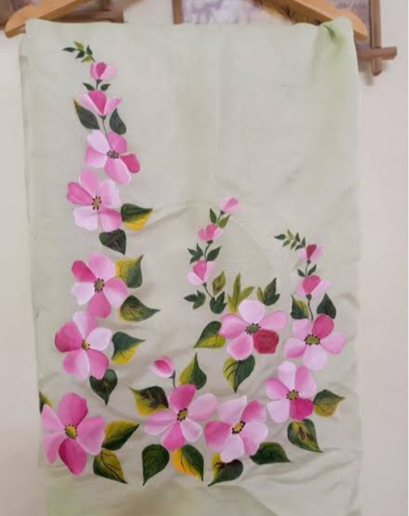 Lawn 2-Piece fabric Painting suit view 2