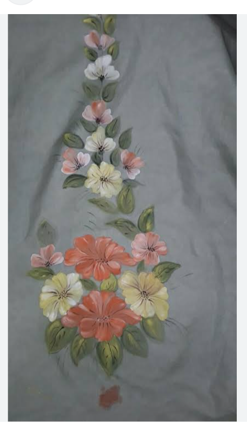 Lawn 2-Piece fabric Painting suit view 3