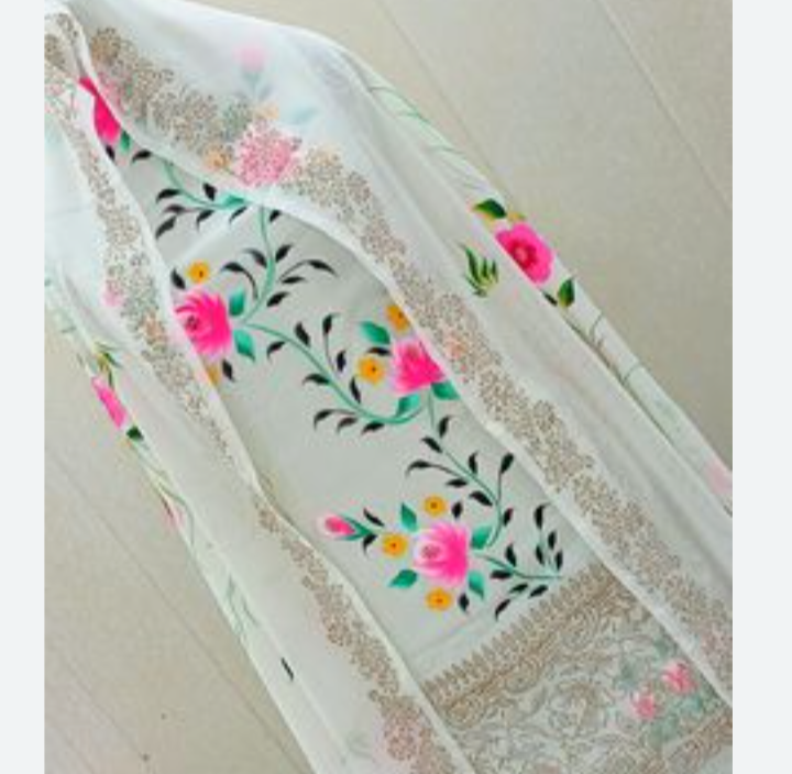 Lawn 2-Piece fabric Painting suit view 4