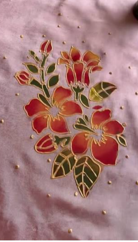 Lawn 2-Piece fabric Painting suit view 6
