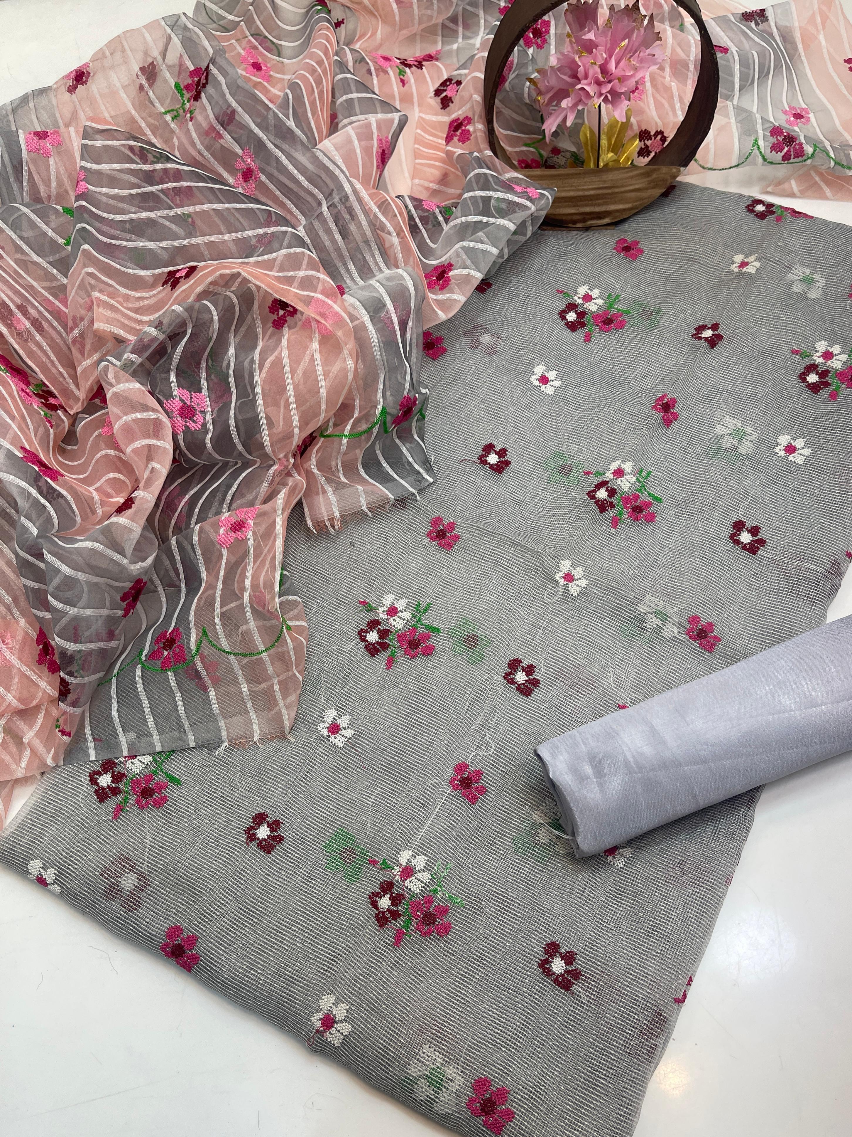 3-piece suit net cotton view 2