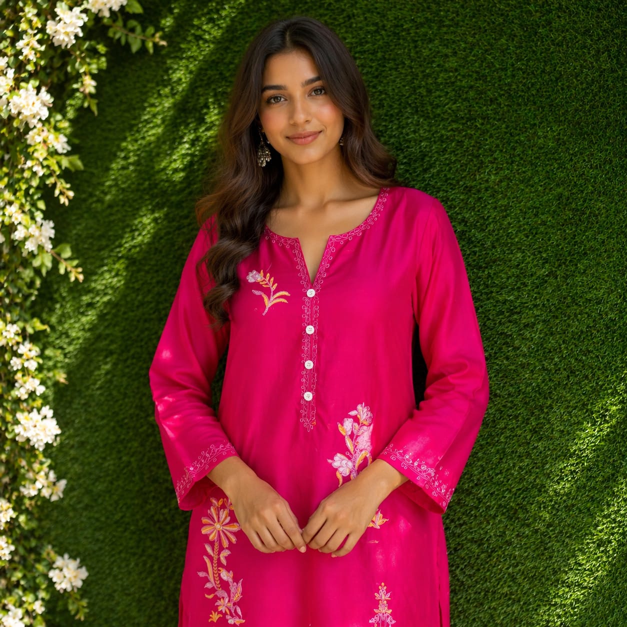 Stitched Plan Shirt for Women
