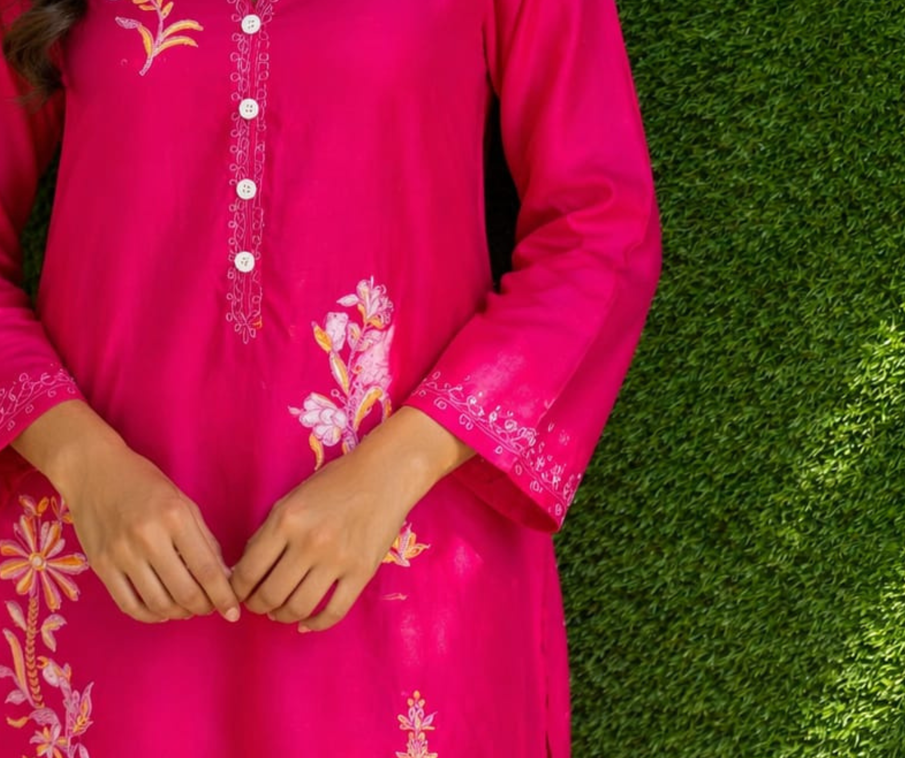 Stitched Plan Shirt for Women view 5